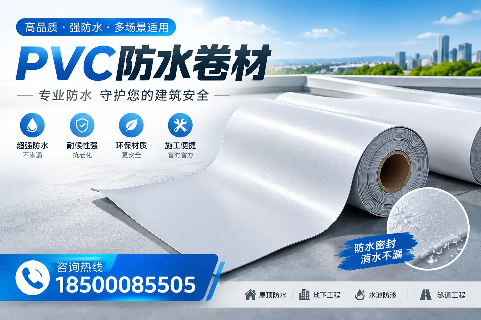 PVC防水卷材的市场竞争分析，毕节品牌选择参考
